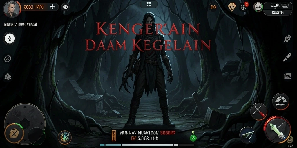 Gameplay menegangkan di 55RP dengan suasana horror yang mendalam.