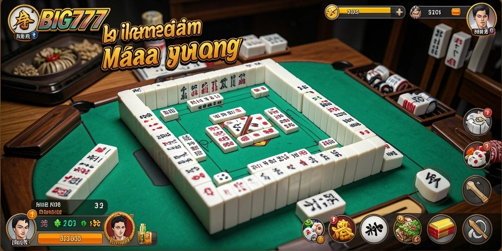 Tampilan antarmuka menarik saat bermain Mahjong dalam BIG777.