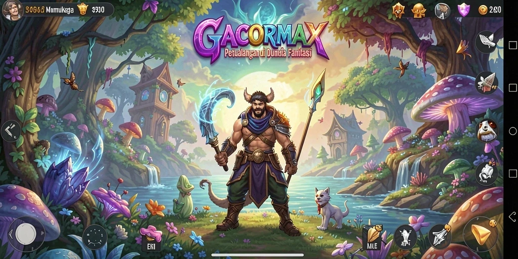 Tangkapan layar GACORMAX menunjukkan gameplay penuh petualangan yang mendebarkan.