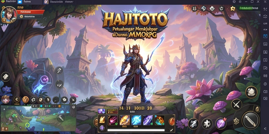 Screenshot gameplay HAJITOTO menunjukkan aksi pertempuran yang seru.