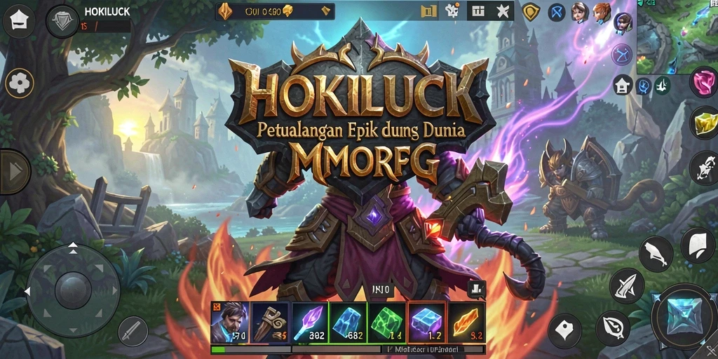 Screenshot gameplay <strong>HOKILUCK</strong> menunjukkan aksi seru dalam dunia MMORPG.