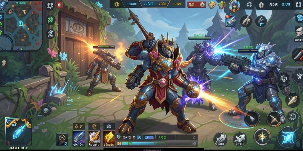 Tampilan gameplay menarik dari JTBLUE dengan elemen strategi.