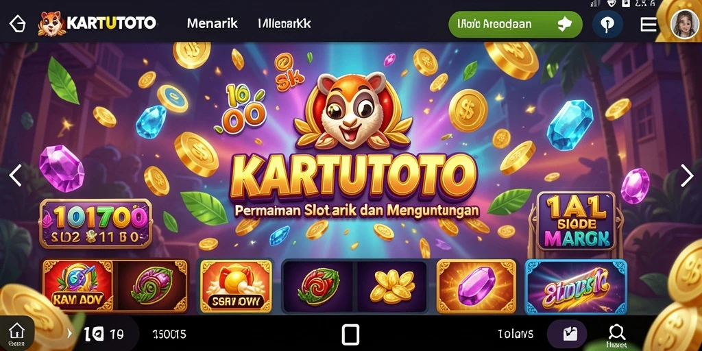 Tampilan gameplay KARTUTOTO yang memukau dan penuh warna.