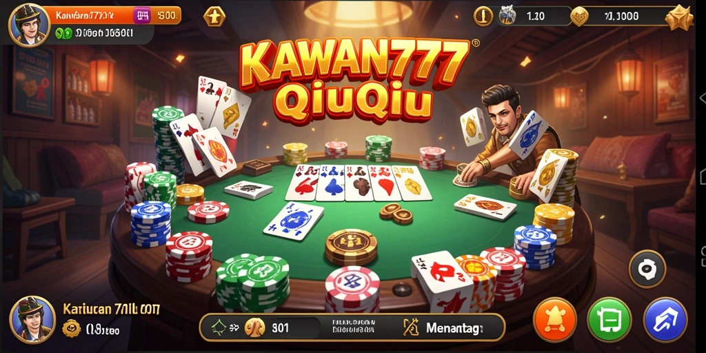 Gameplay QiuQiu KAWAN777 yang seru dan mengasyikkan.