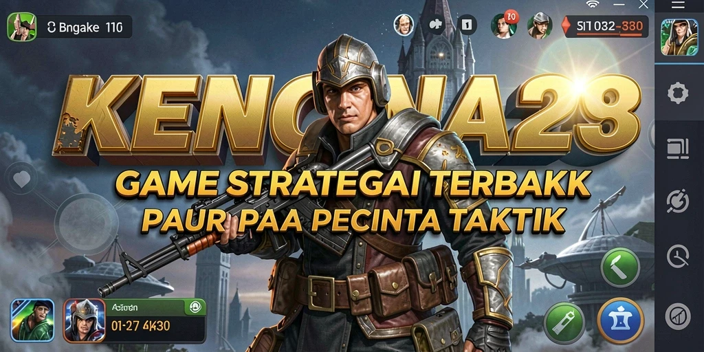 Screenshot KENCANA28 menampilkan aksi pertempuran strategis yang intens.