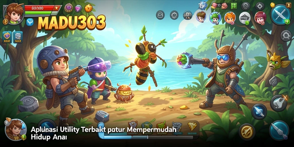 Tampilan screenshot MADU303 yang menampilkan fitur Utility yang kuat.