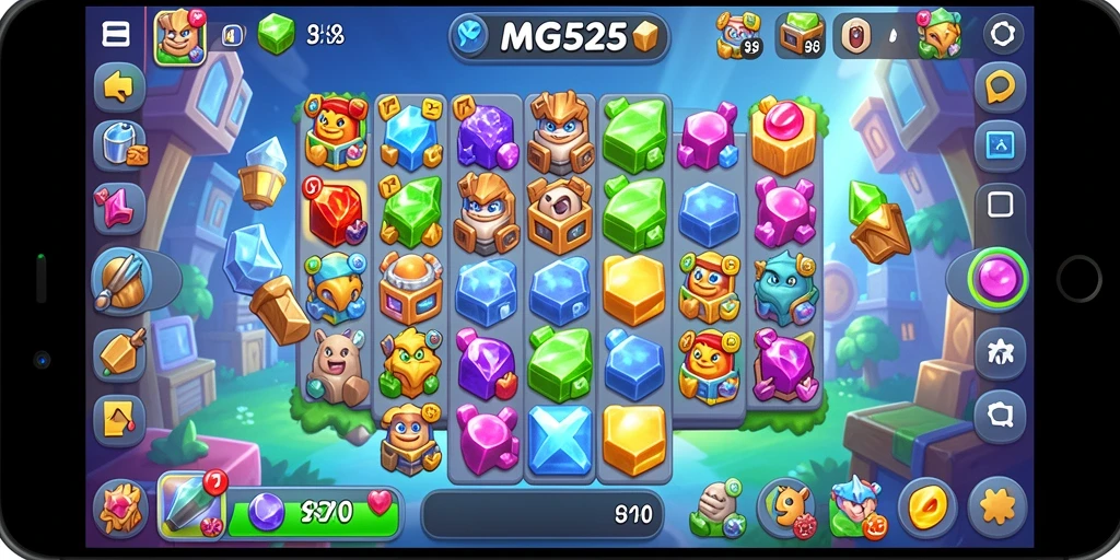 Tampilan menarik dari gameplay seru di MG525.