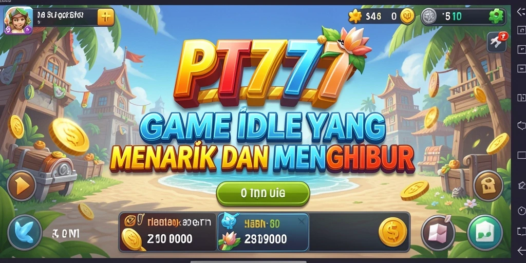 Tampilan gameplay PT777 yang menarik dan dinamis dalam genre Idle.