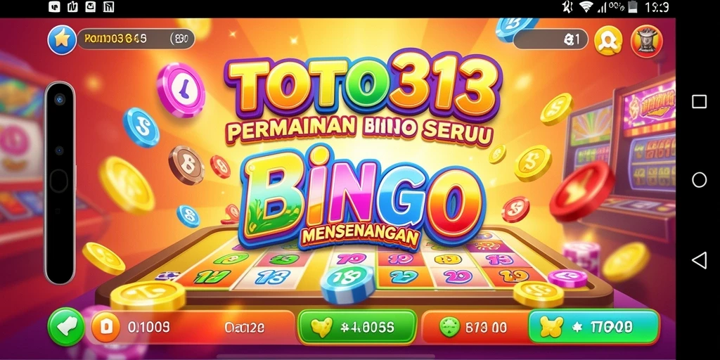 Screenshot TOTO313 menampilkan gameplay Bingo yang menarik dan interaktif.