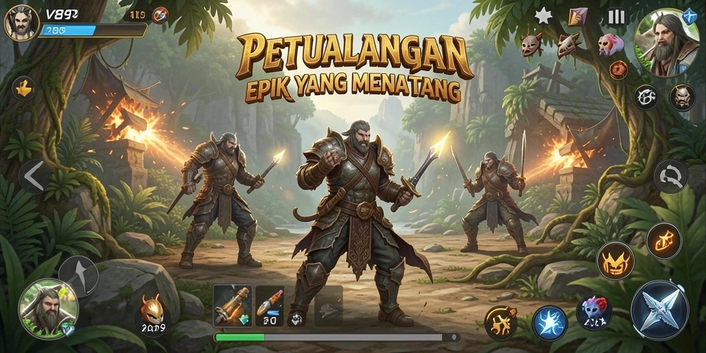 Gameplay V89 yang seru dan penuh tantangan di dunia petualangan.