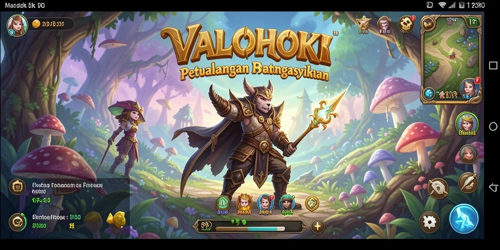 Tampilan menarik dari gameplay VALOHOKI yang penuh aksi.