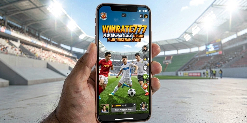 Tampilan gameplay seru dalam WINRATE777 dengan beberapa cabang olahraga.